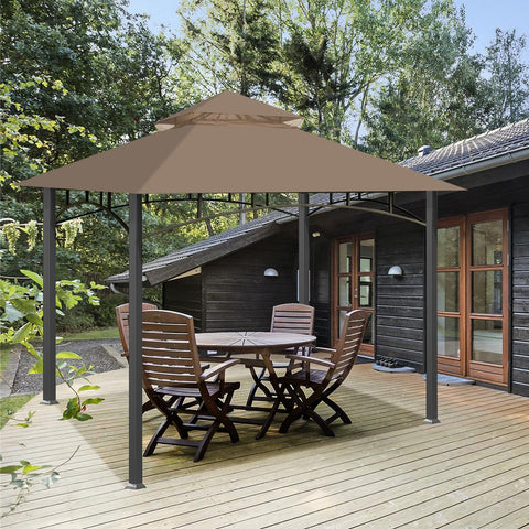 OIPUNSHLE corner-pocket design helps snugly fit gazebo