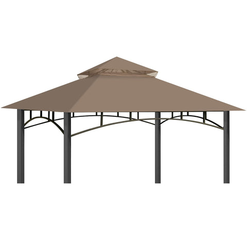 OIPUNSHLE khaki replacement canopy top for Target Madaga L-GZ136PST small 52x52 shade