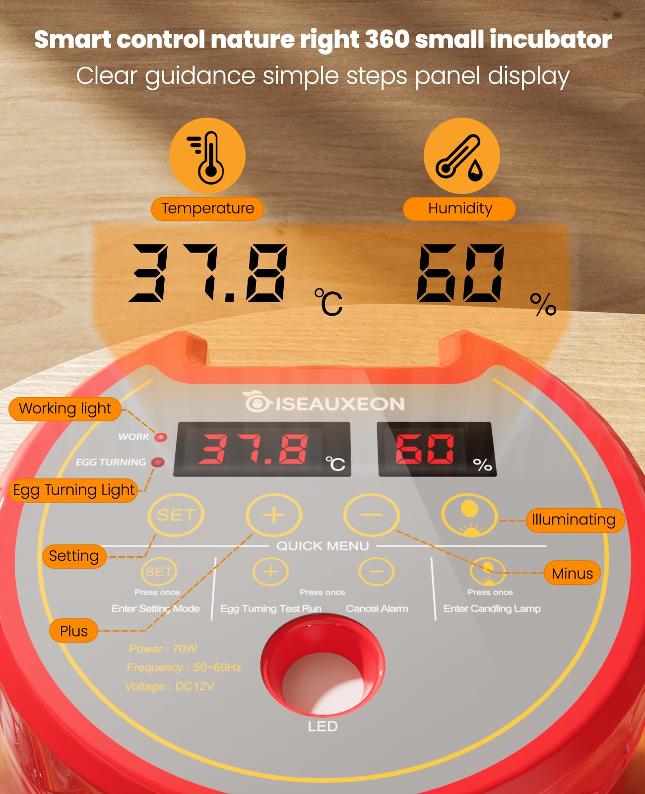 OISEAUXEON humidity control water bottle maintains steady moisture