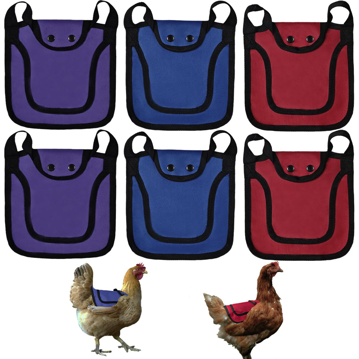 Oiuximt chicken saddles offer back protection for hens during mating