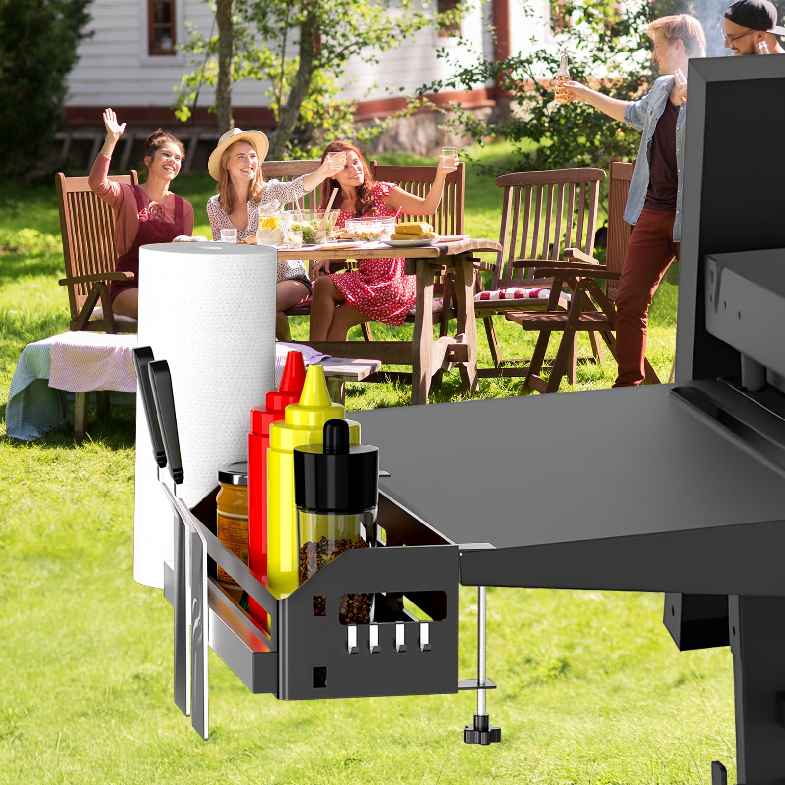 Oiyue Griddle Caddy installation manual enabling tool free setup