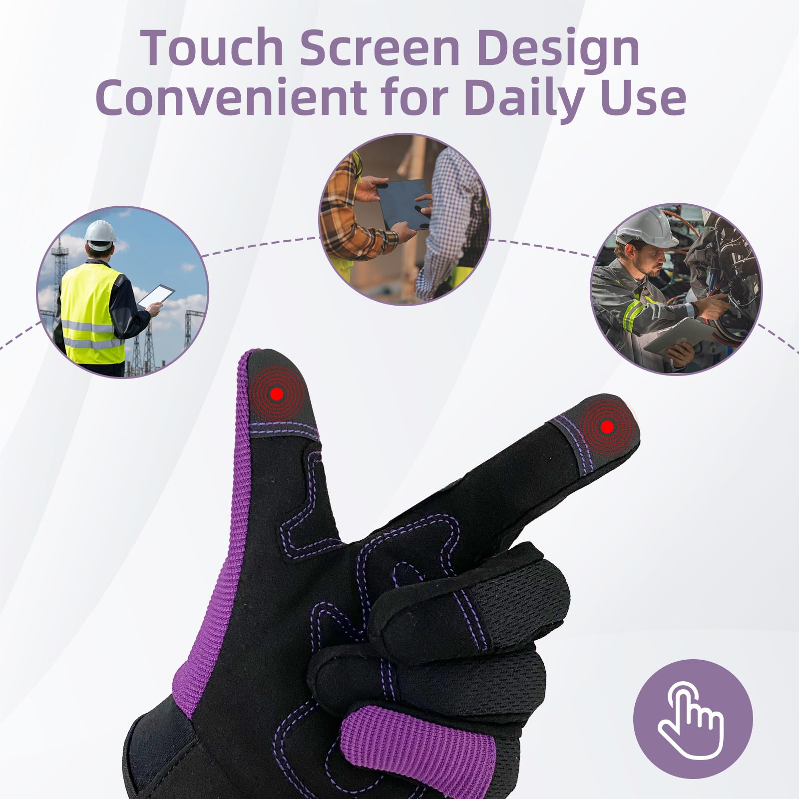 OIZEN gloves suited for gardening and general work tasks