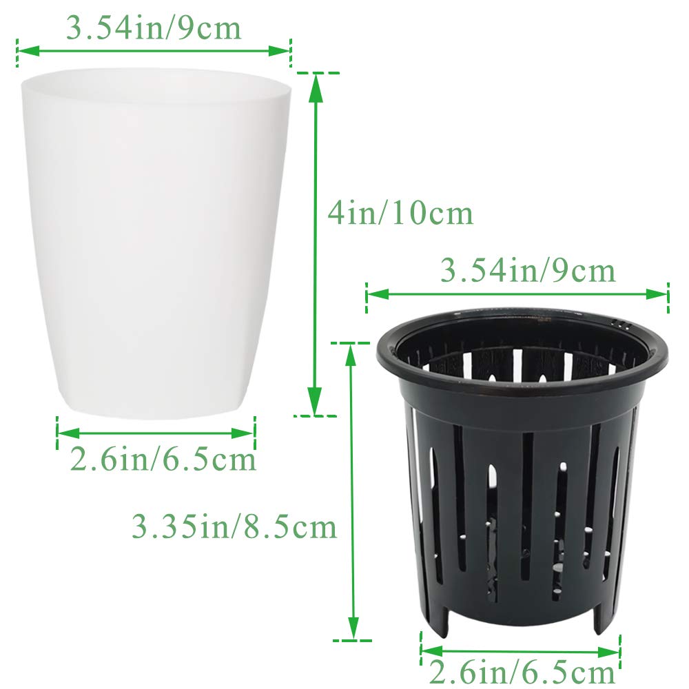 OJYUDD self-watering planter inner pot captures water for steady moisture.