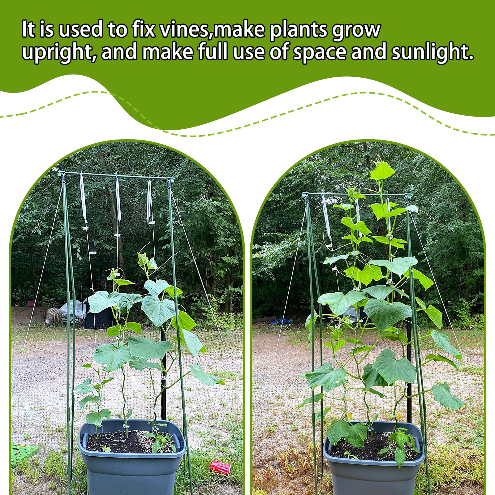OJYUDD heavy fruit support ideal for tomatoes and cucumbers.