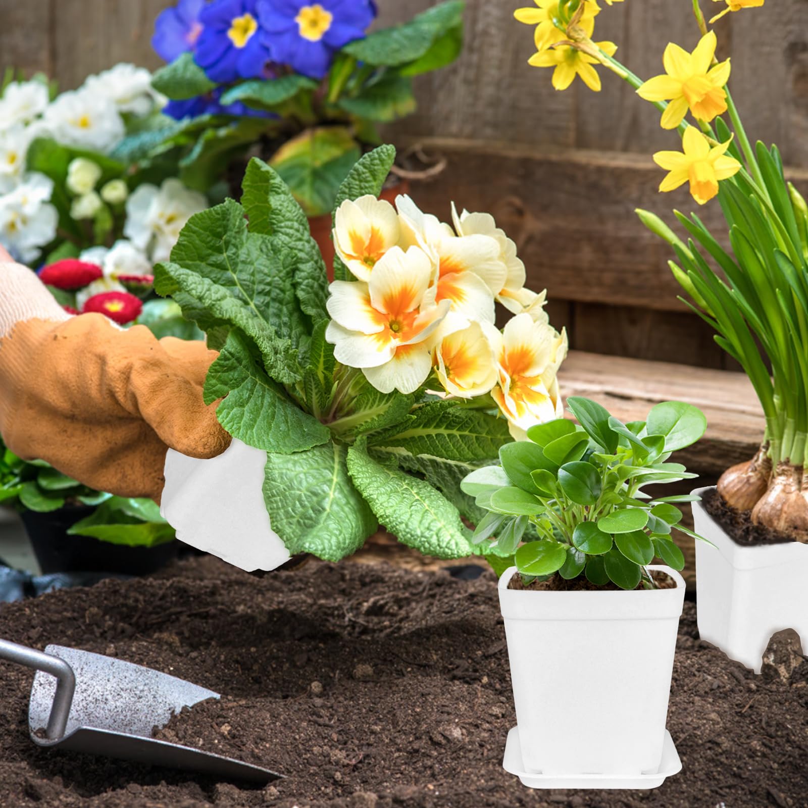 OJYUDD versatile indoor outdoor decor for balcony and garden displays.