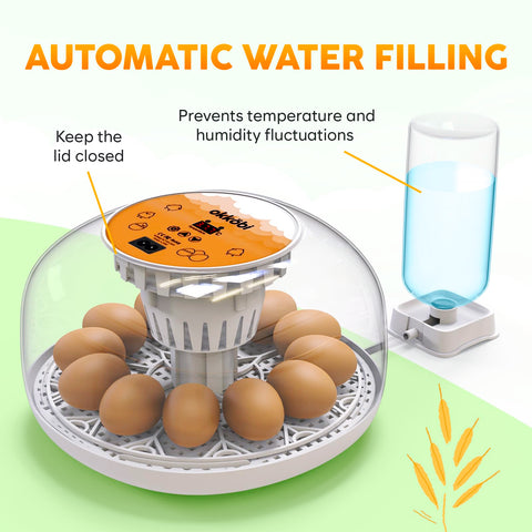 OKKÖBI M12 humidity control using a side water bottle maintains stable moisture