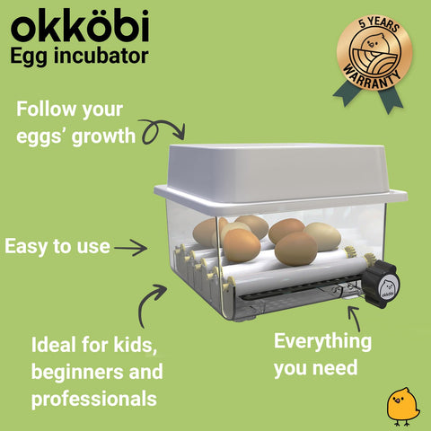 OKKÖBI OBI-12 bright yellow exterior aids visibility in the brood area.