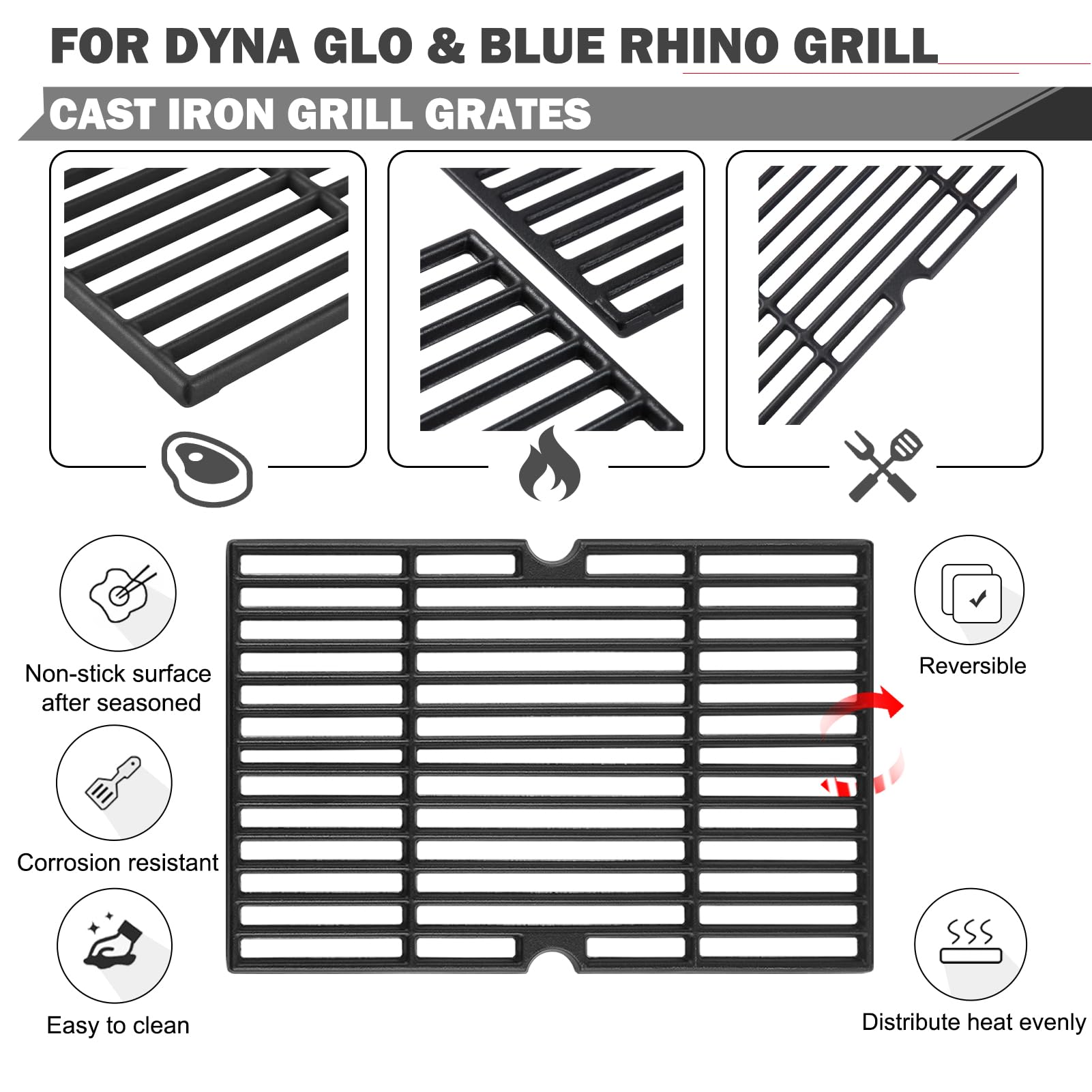 Oklagarden blue rhino replacement parts offer easy cleaning and seasoning