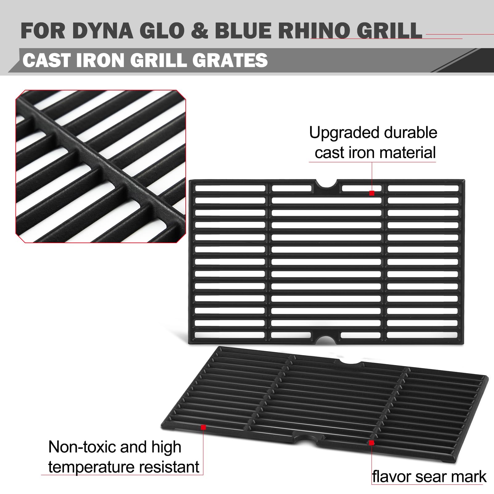 Oklagarden cast-iron construction emphasizes durability and long-term use