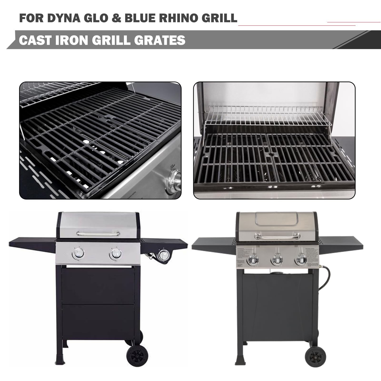 Oklagarden grates create distinct sear marks on food for appetizing results