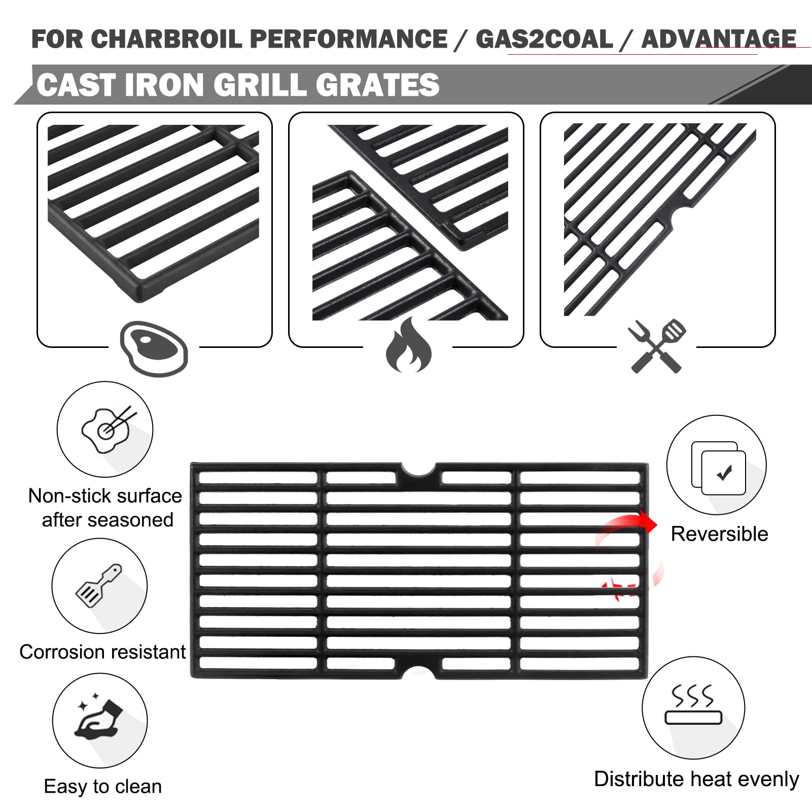 Oklagarden Gas2Coal 3-burner hybrid fitment close-up
