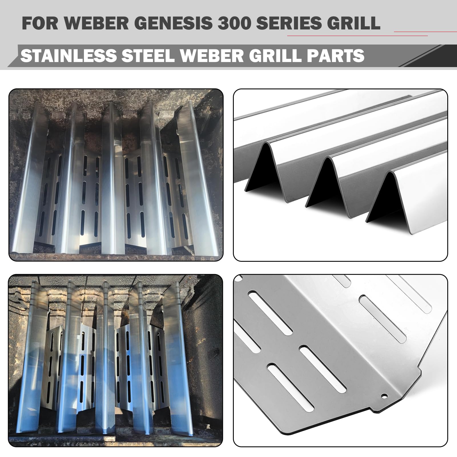 Oklagarden Genesis 300-series main burner tubes ensure robust cooking performance.