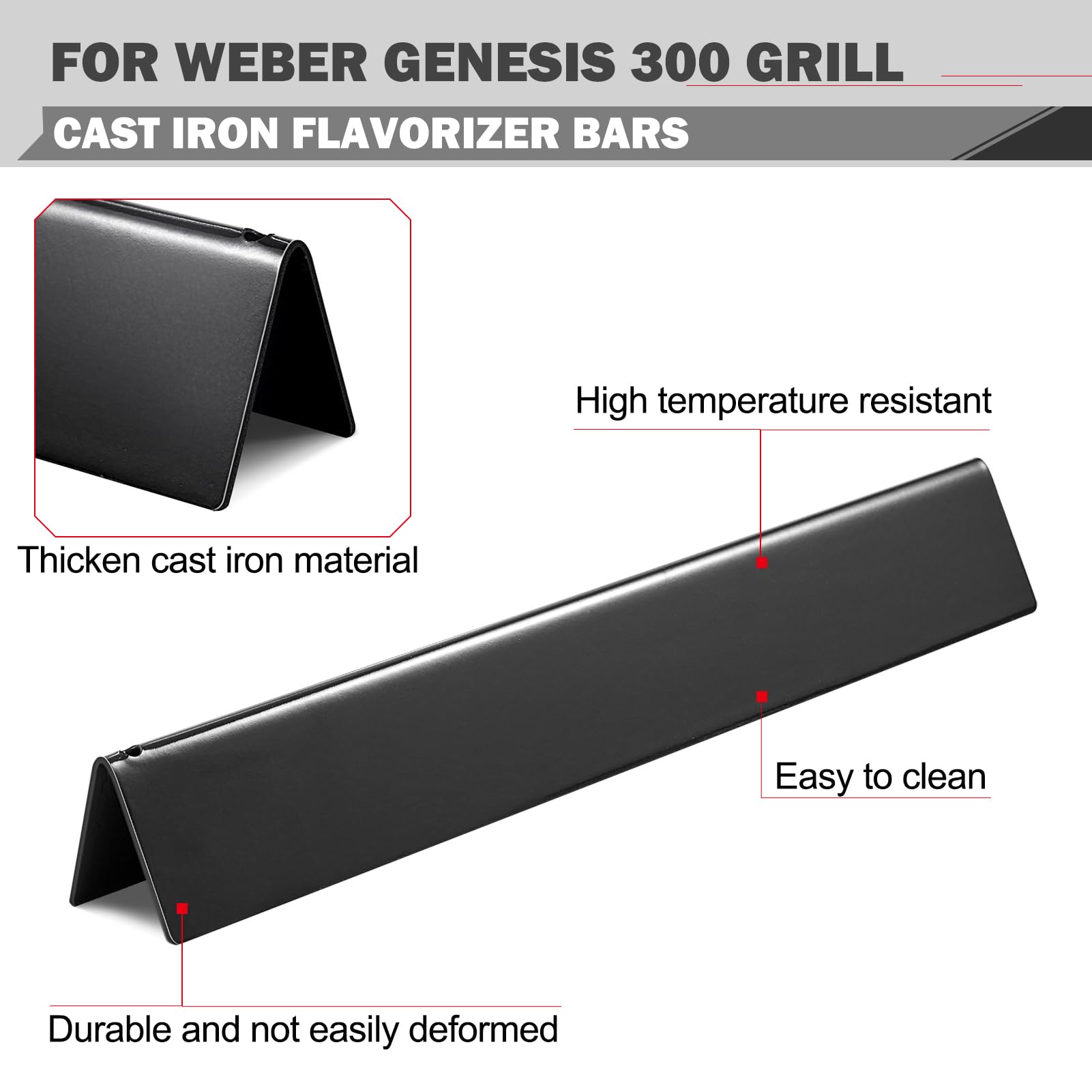 Oklagarden Genesis assembly pack for Weber Genesis 300-series installation