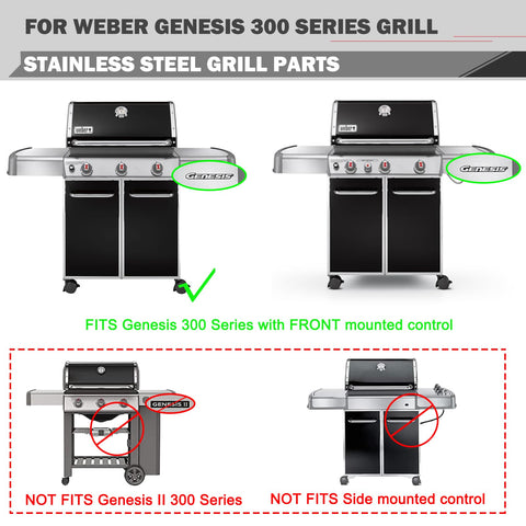 Oklagarden Genesis E-330 flavorizer bars 5-pack for richer flavor and faster sear.