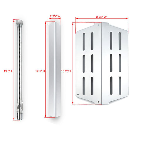 Oklagarden Genesis E-330 compatible with Weber front-control models for upgrades.