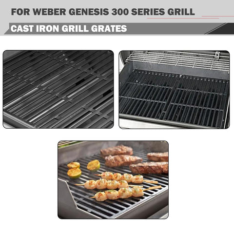 Oklagarden Genesis Grates cast iron maintains heat for even cooking performance.