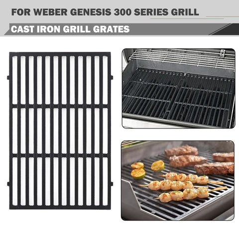 Oklagarden Genesis grates highlighting durable cast iron and sear capability