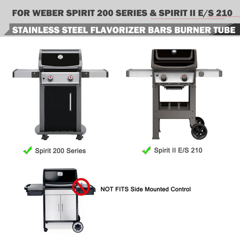 Oklagarden Spirit E210 burner tubes deliver reliable ignition and even heat