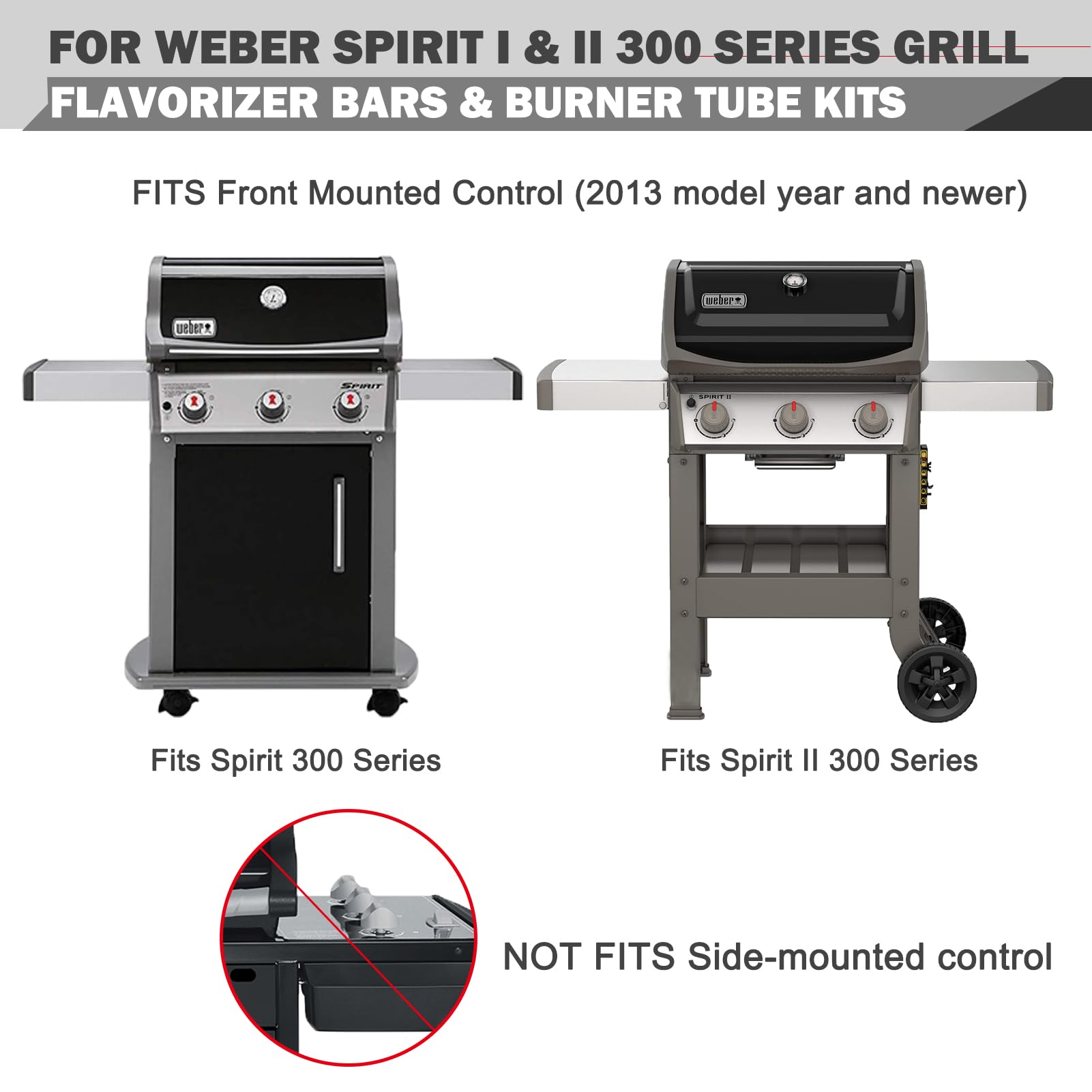Oklagarden Spirit grill grates E310, durable cast iron for searing marks