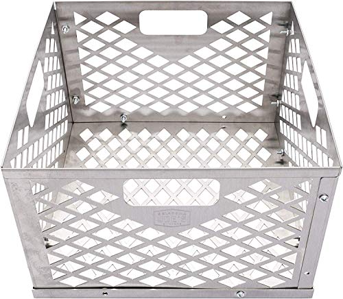 Oklahoma Joe's firebox basket assembled, showcasing rugged, durable design.