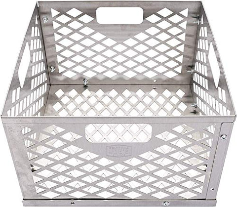Oklahoma Joe's firebox basket assembled, showcasing rugged, durable design.