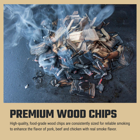 Smoked beef ribs enhanced by mesquite chips for bold flavor