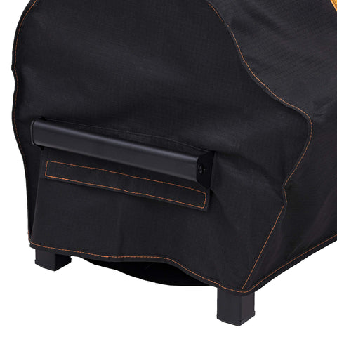 Oklahoma Joe's Rambler tabletop cover fabric detail shows fade-resistant material