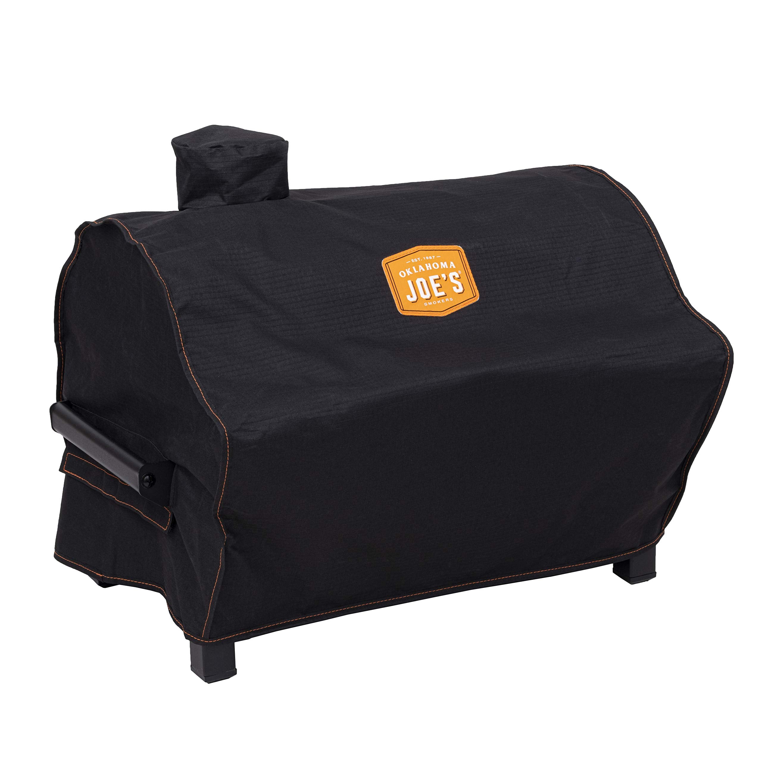 Oklahoma Joe's Rambler tabletop cover front view protects the grill from elements