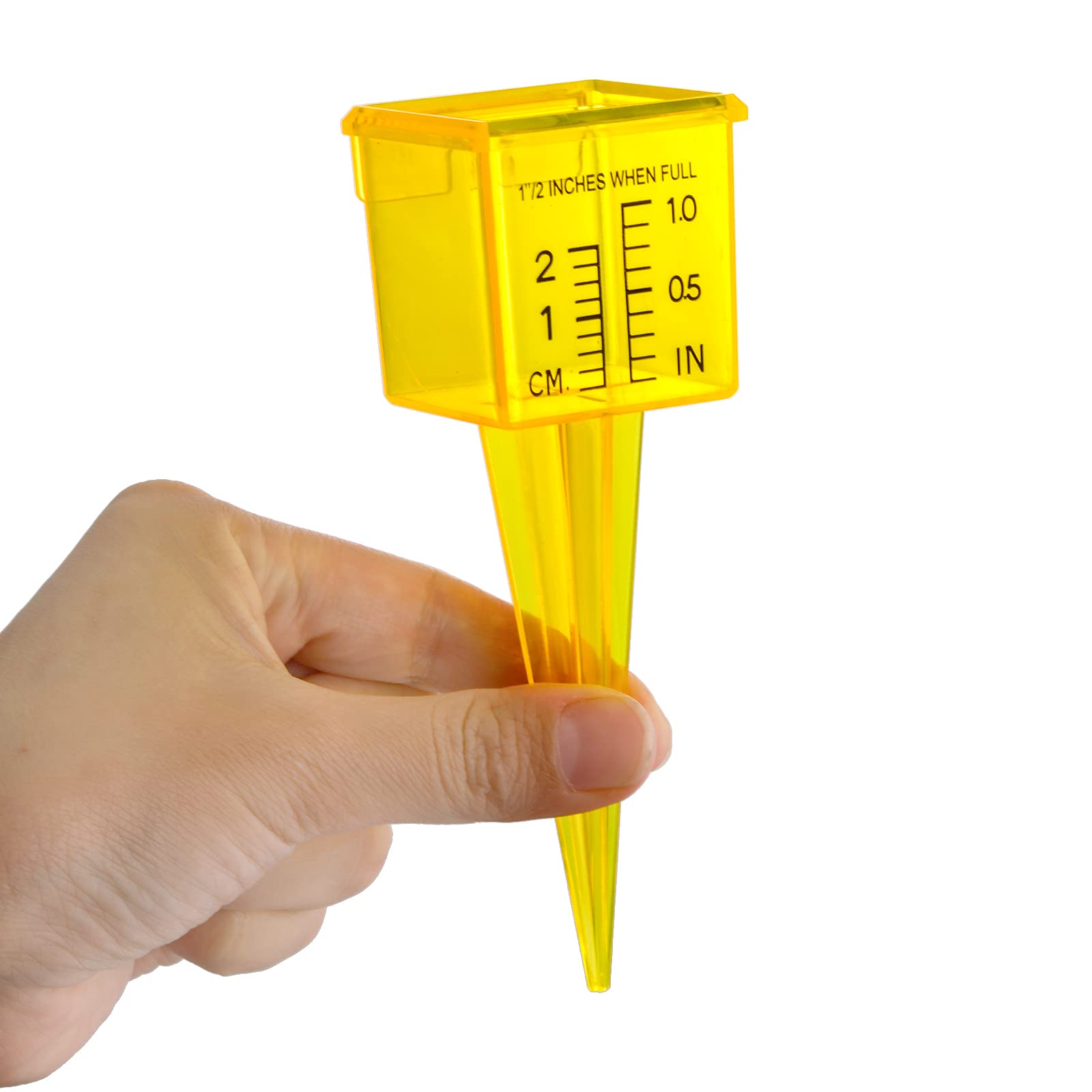 Okllen 1.5-inch capacity gauge supports accurate irrigation planning