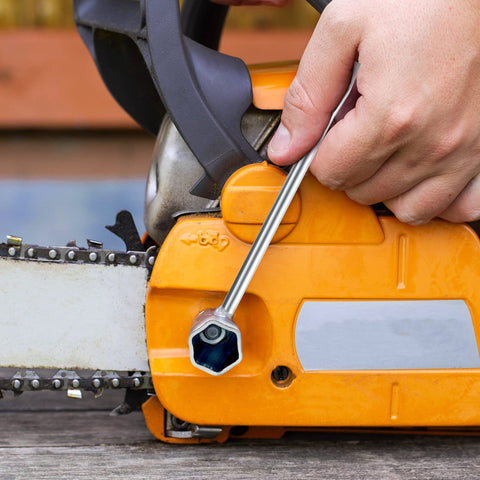 Okllen two-ended screwdriver and wrench for versatile fastener work.
