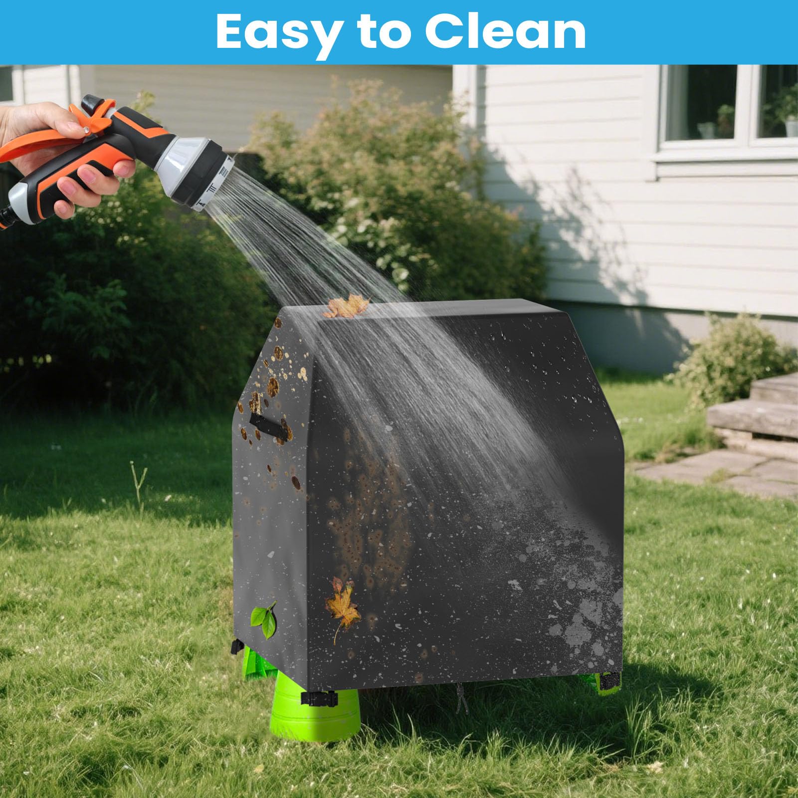 OKPOW water table cover guards against dirt, moisture, and bugs during playtime.