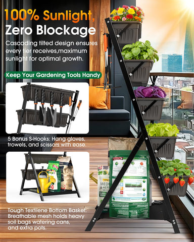 Olaiti detachable planting boxes enable flexible replanting and rearrangement