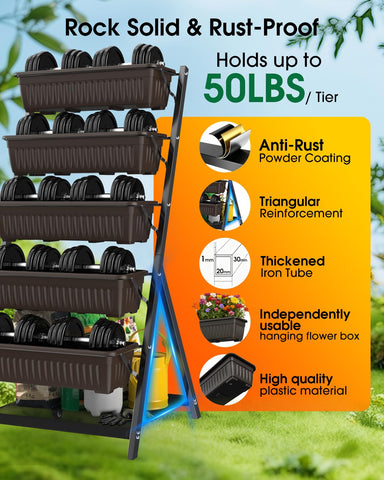 Olaiti food-safe PP material safely supports damp soil during growth