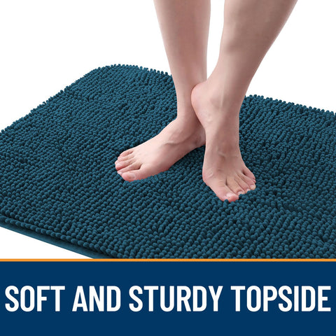 OLANLY anti-slip rubber base prevents shifting on dry floors