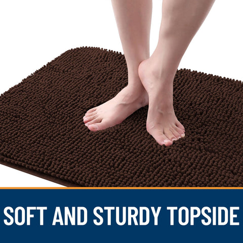 OLANLY mat with anti-slip rubber base preventing movement
