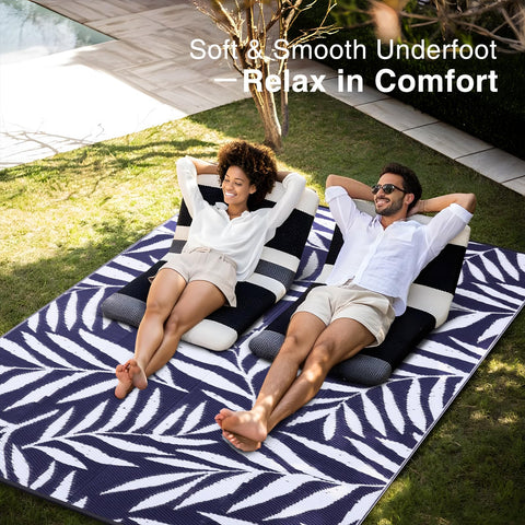OLANLY camping-friendly rug is lightweight and easy to pack for trips