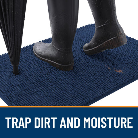 OLANLY chenille soft pile close-up for cozy feel and moisture absorption