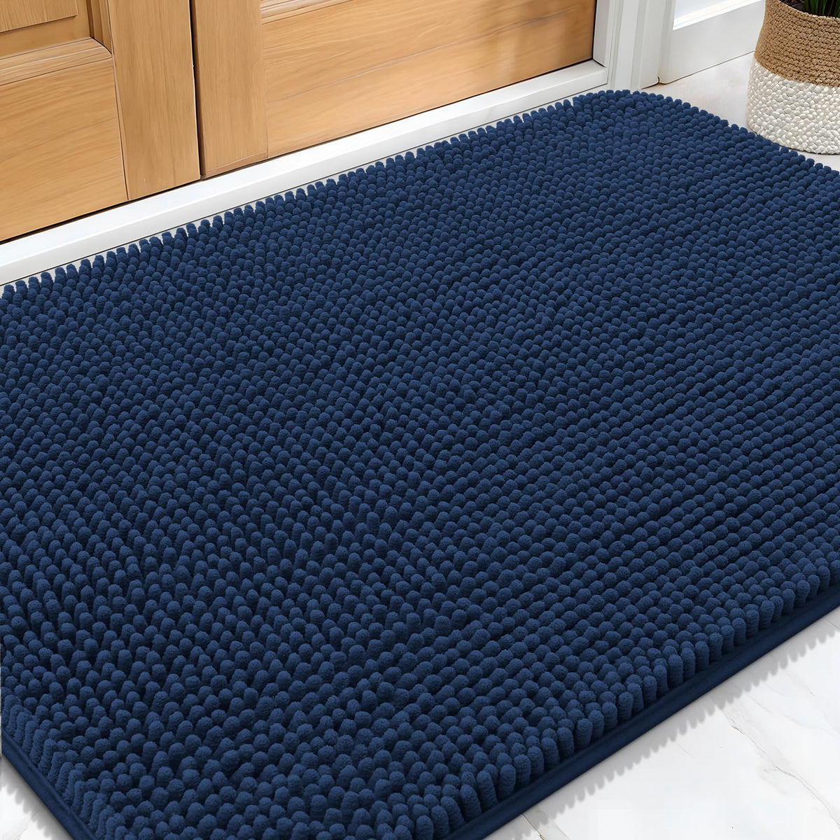 OLANLY dog door mat 30x20 traps mud and moisture at the entry