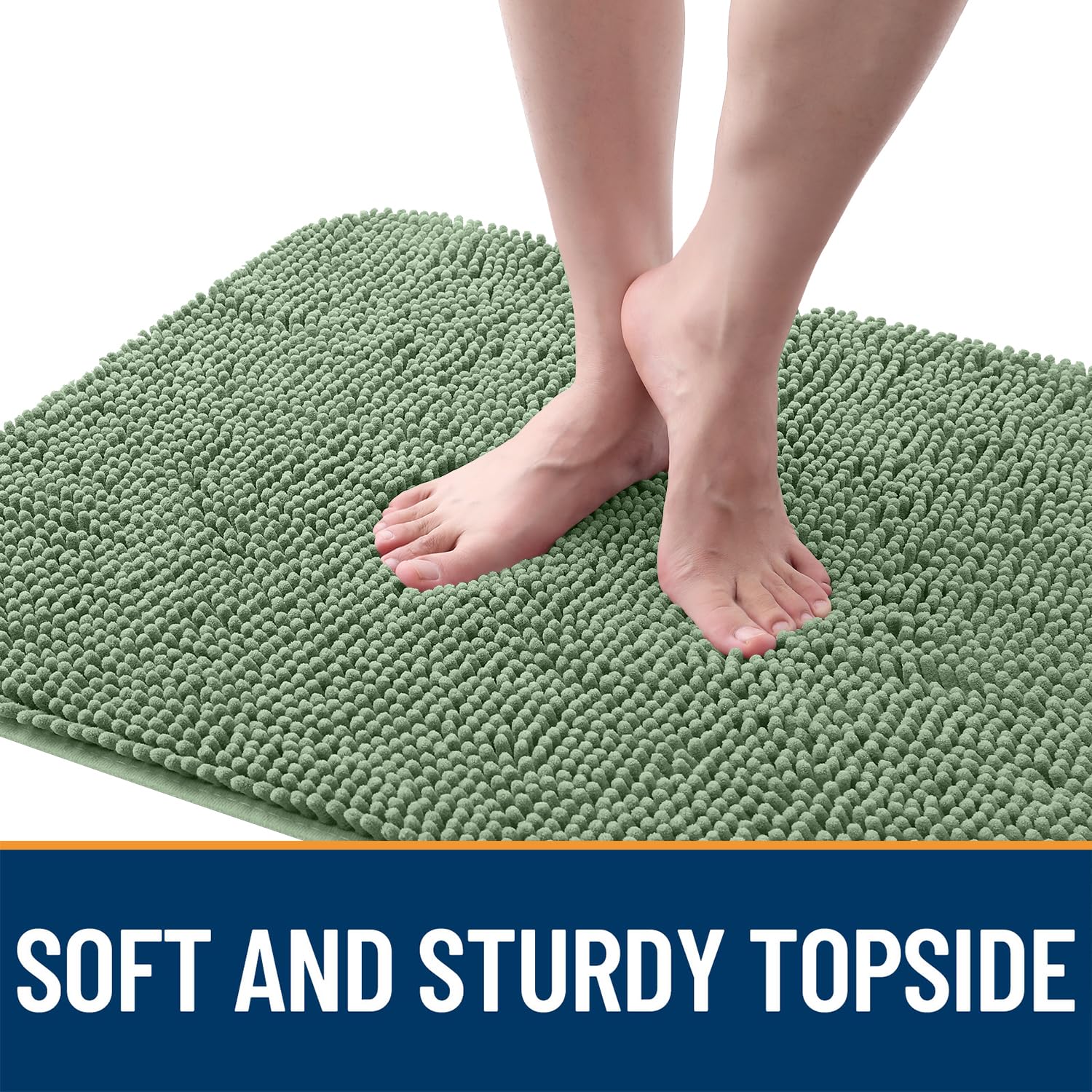 Low-profile 1-inch design fits under doors smoothly.