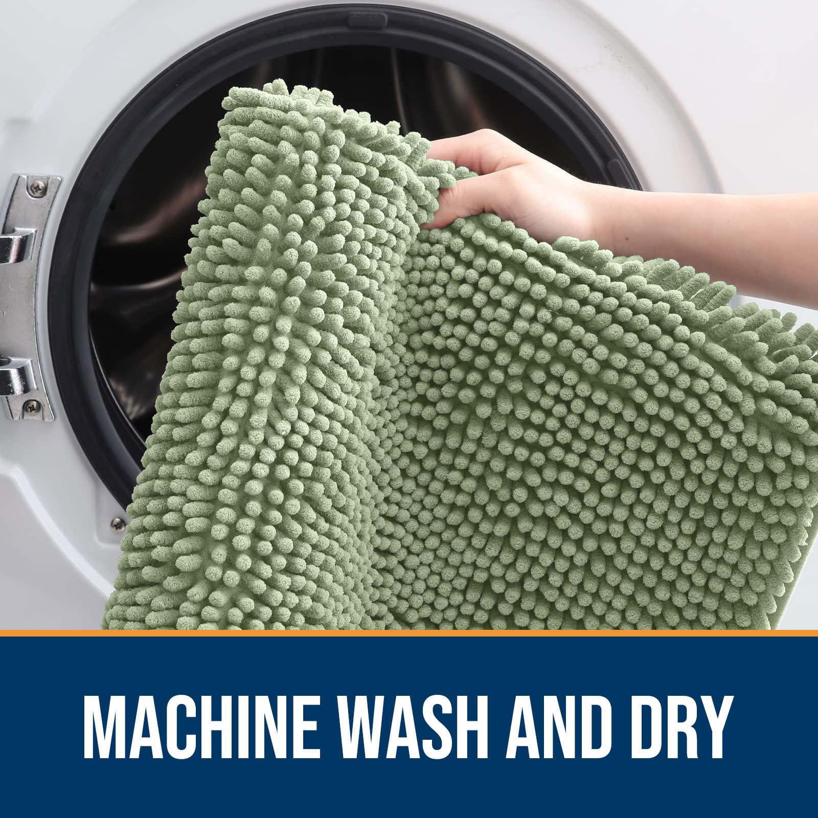 OLANLY machine-washable mat for easy cleaning