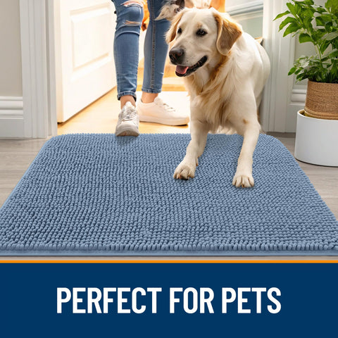 OLANLY dog mat versatile for indoor, outdoor, crates, and car use