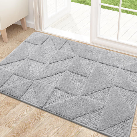 OLANLY door mat absorbs dirt and moisture at the entry
