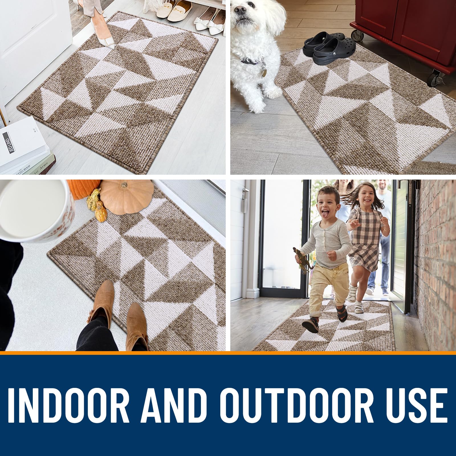 OLANLY entry mat provides durable performance for everyday use