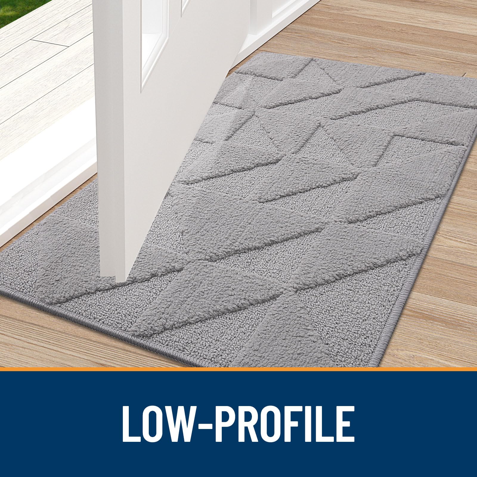 OLANLY door mat helps keep entryways tidy and welcoming