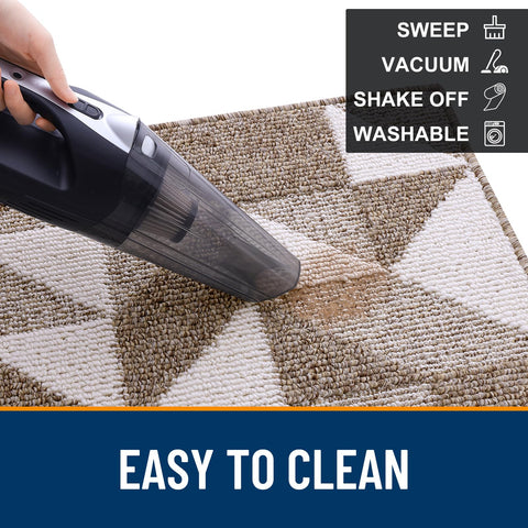 OLANLY front-back door mat offers odor-free use and solid grip at entryways