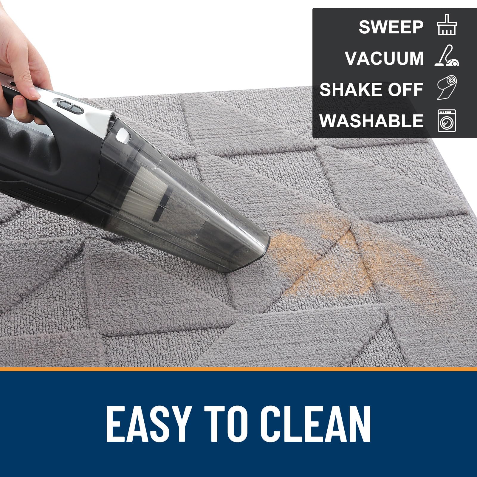 OLANLY door mat versatile for indoor and outdoor use