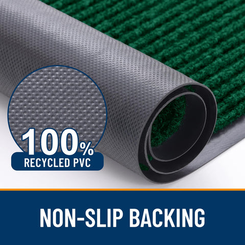 OLANLY door mat low-profile 0-3 inch fits under most doors.