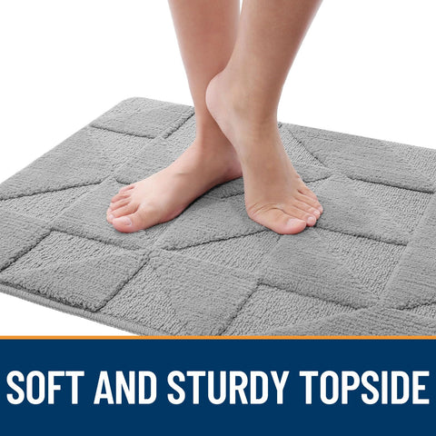 OLANLY door mat low-profile height for door clearance
