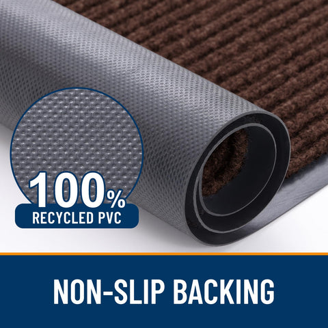 OLANLY doormat low-profile 0.3-inch fits under doors smoothly