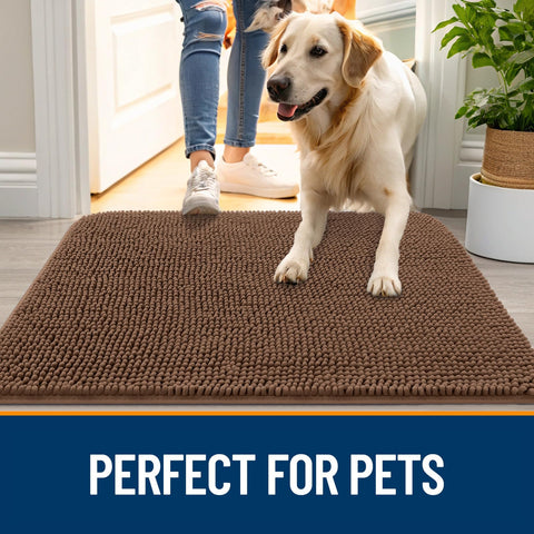 OLANLY easy-care, machine-washable mat for quick cleaning.